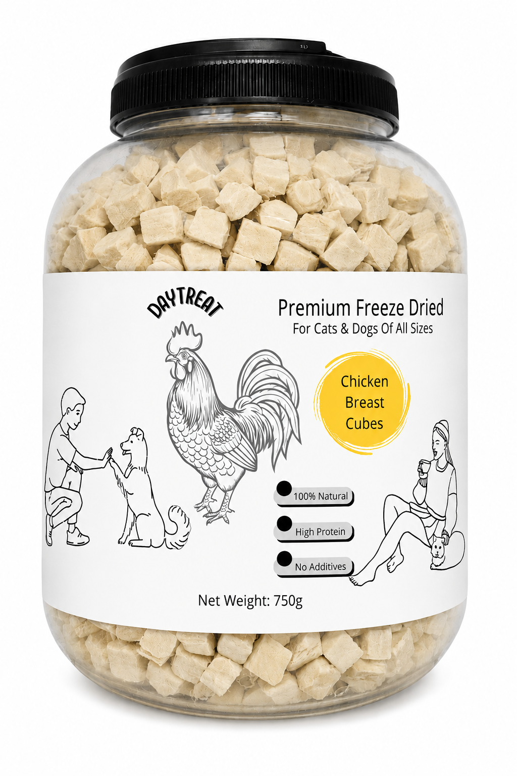 Chicken Breast Cubes 750g