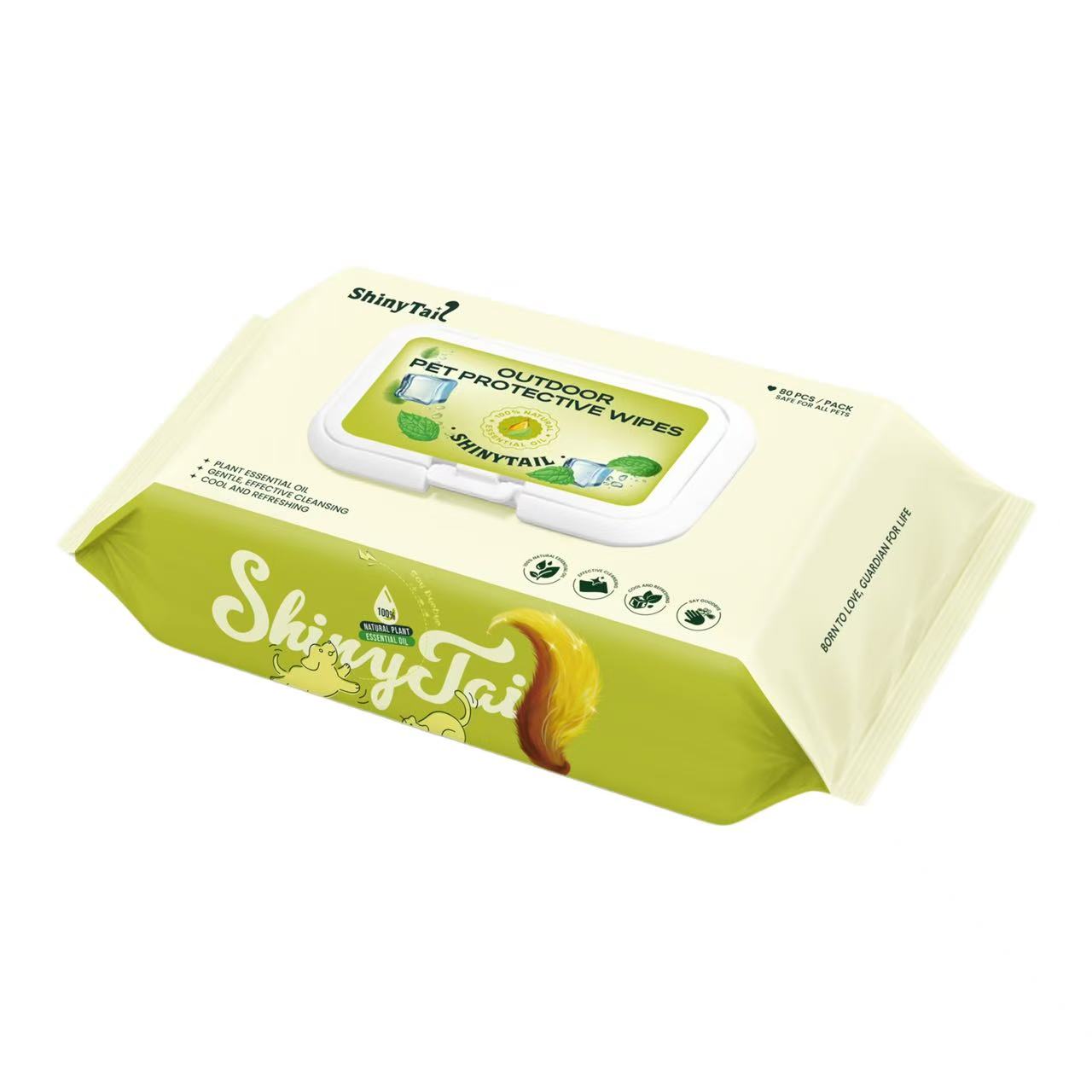 ShinyTail Outdoor Pet Protective Wipes (80pcs)